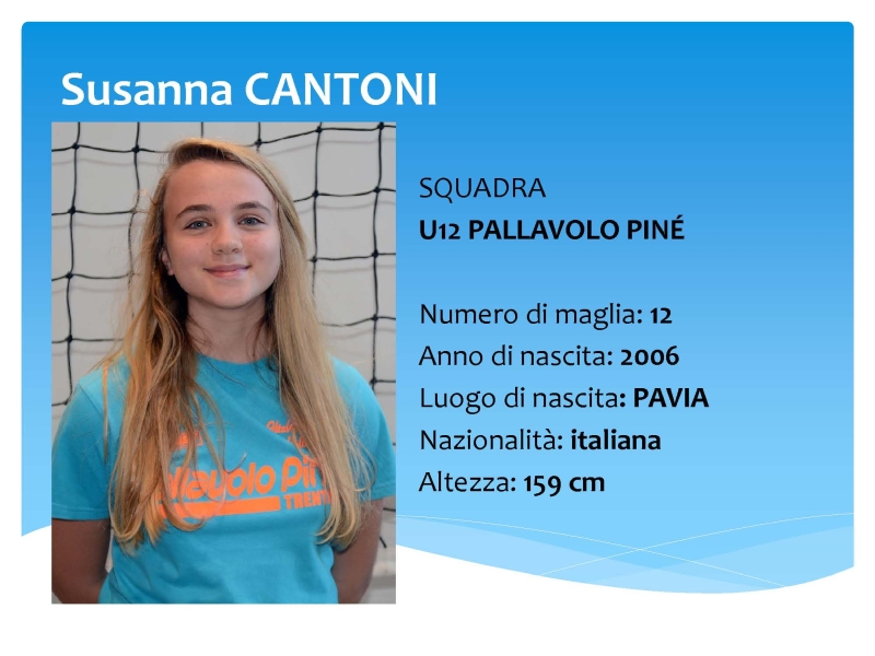 U12 Susanna CANTONIx
