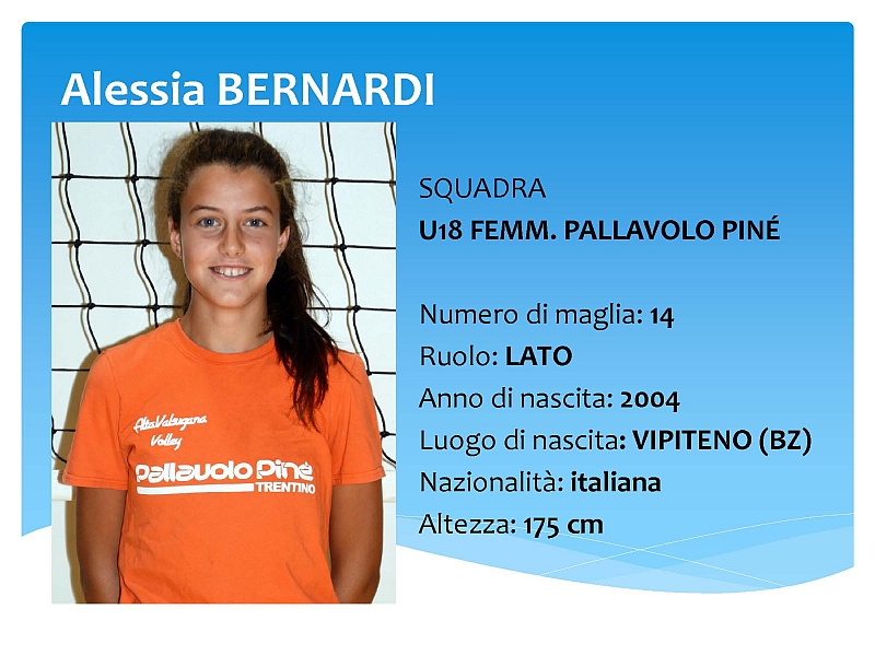 U18 Alessia BERNARDI